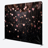 Aperturee - Aperturee Stage Curtain Heart Decor Square Tension Backdrop